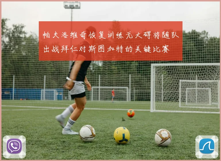 帕夫洛维奇恢复训练无大碍将随队出战拜仁对斯图加特的关键比赛